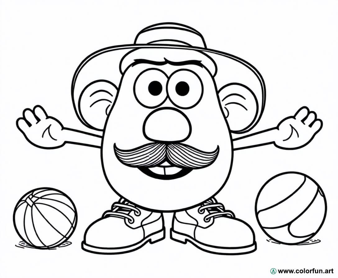 Desenhos para colorir do Sr. Cabeça de Batata em Toy Story Para Baixar ...