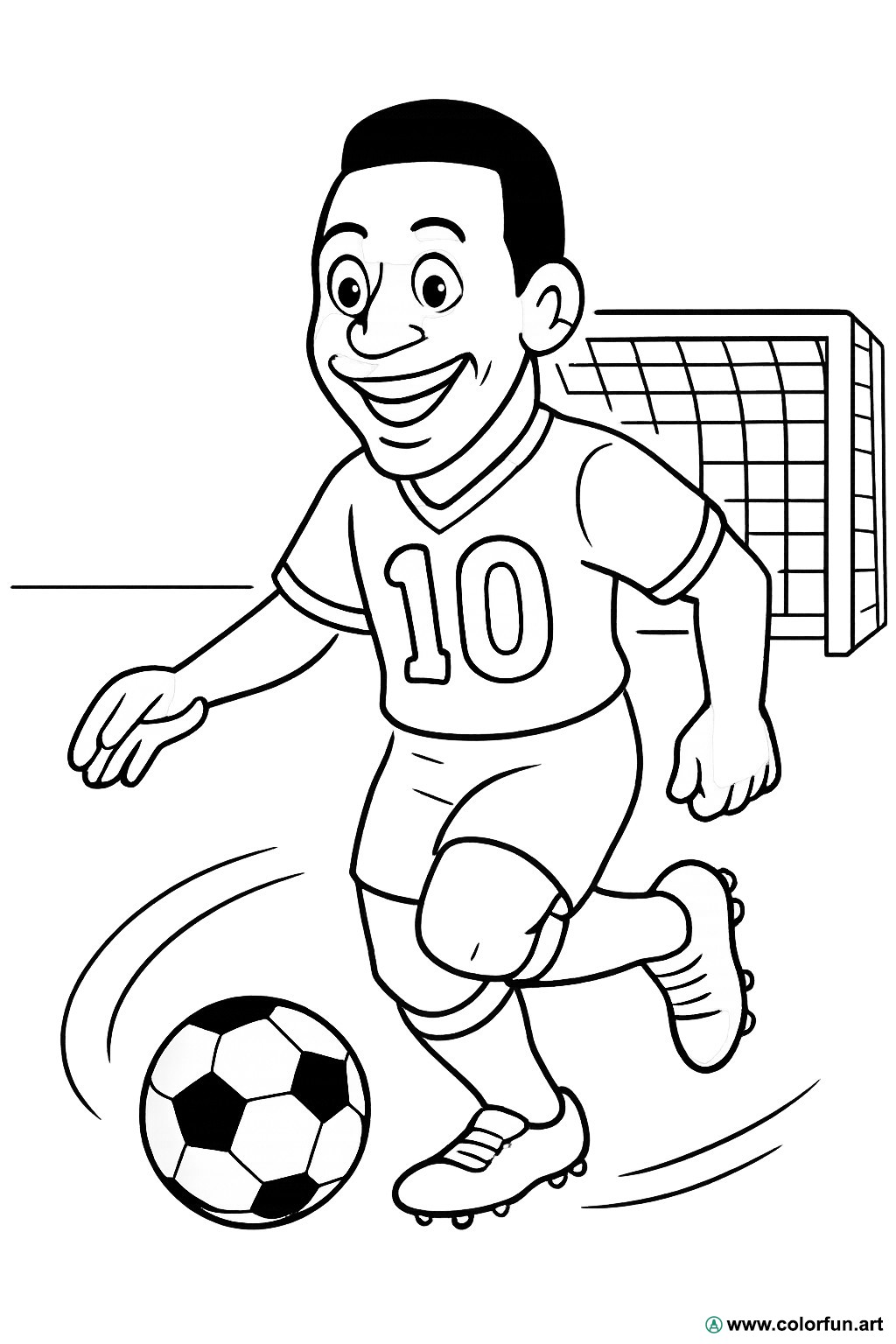 Desenhos para colorir do futebolista Pelé Para Baixar ou Imprimir ...