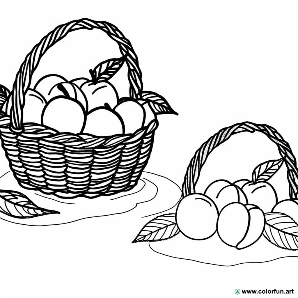 desenhos para colorir pêssego vintage