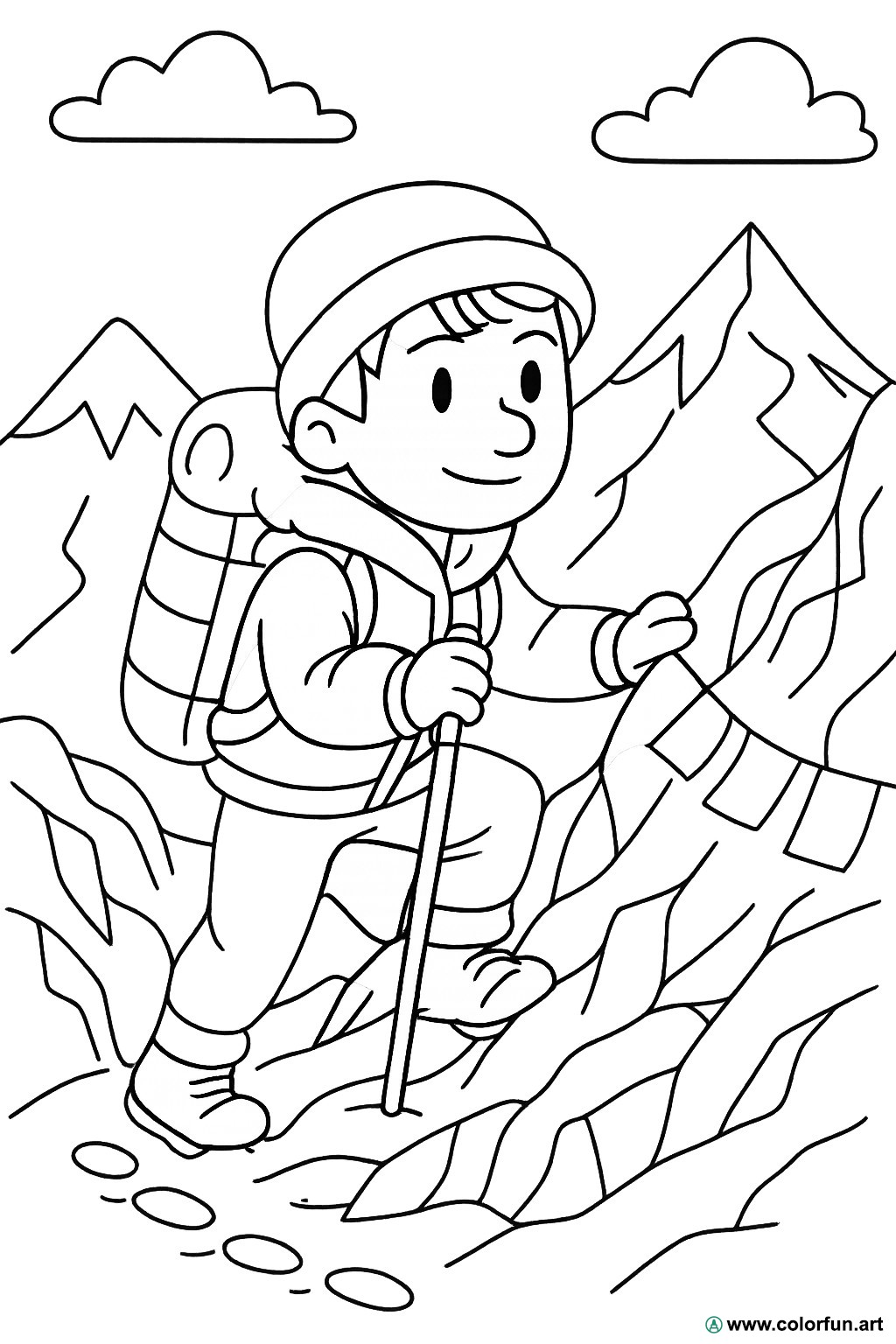 desenhos para colorir inoxtag everest