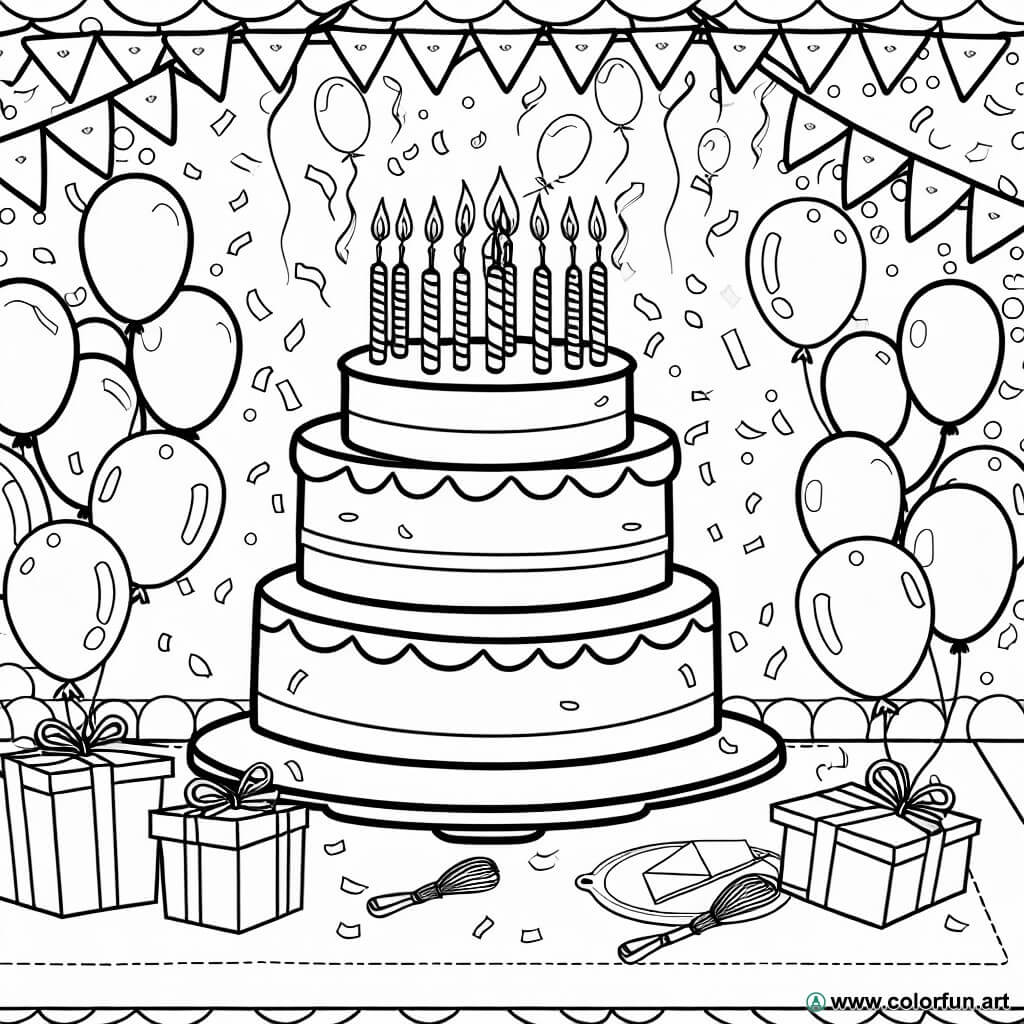 desenhos para colorir aniversário vovô vintage