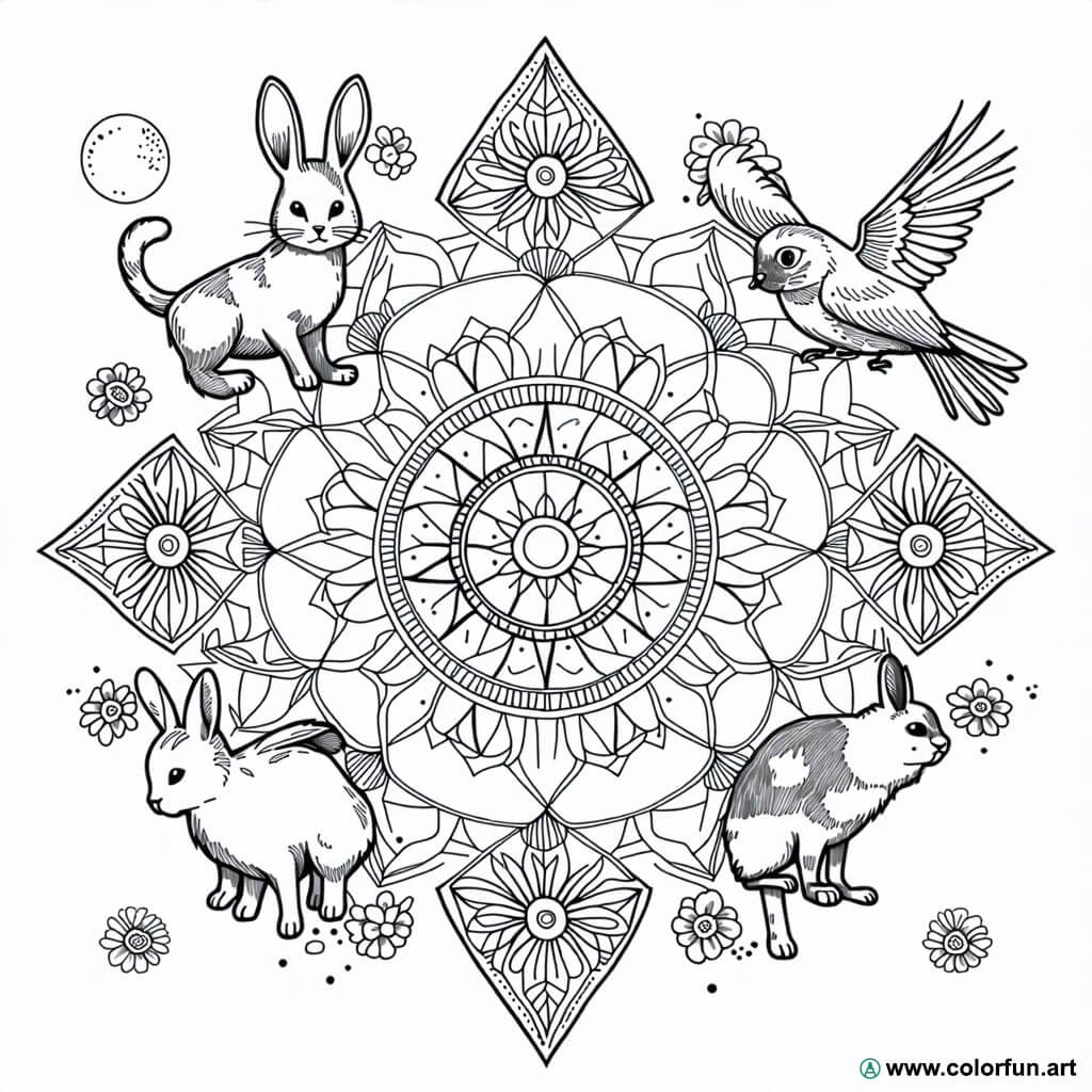 desenhos para colorir mandala fácil de compartilhar
